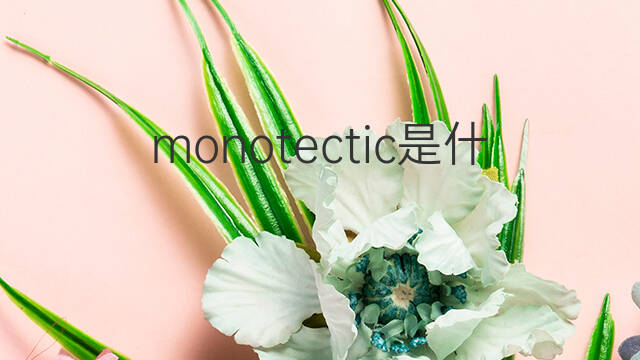 monotectic是什么意思 monotectic的中文翻译、读音、例句
