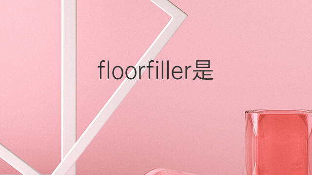 floorfiller是什么意思 floorfiller的中文翻译、读音、例句
