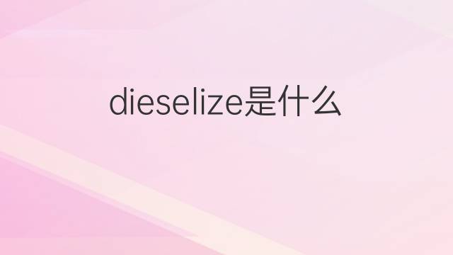 dieselize是什么意思 dieselize的中文翻译、读音、例句