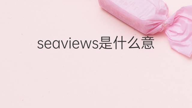 seaviews是什么意思 seaviews的中文翻译、读音、例句