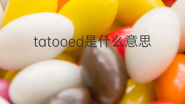 tatooed是什么意思 tatooed的中文翻译、读音、例句
