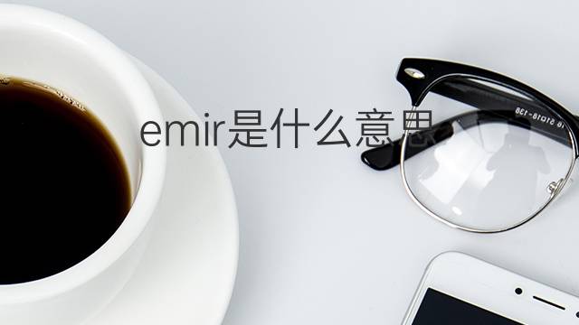 emir是什么意思 emir的中文翻译、读音、例句