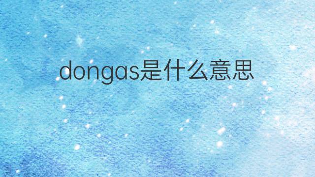 dongas是什么意思 dongas的翻译、读音、例句、中文解释