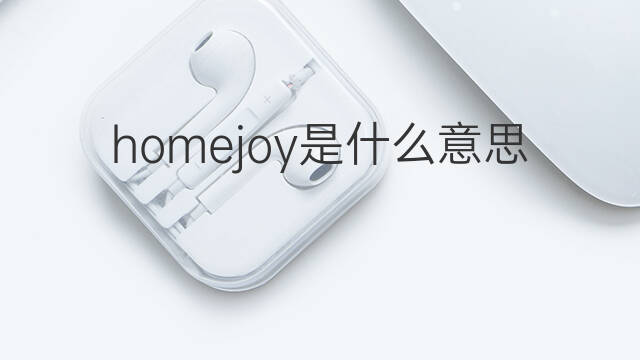 homejoy是什么意思 homejoy的中文翻译、读音、例句