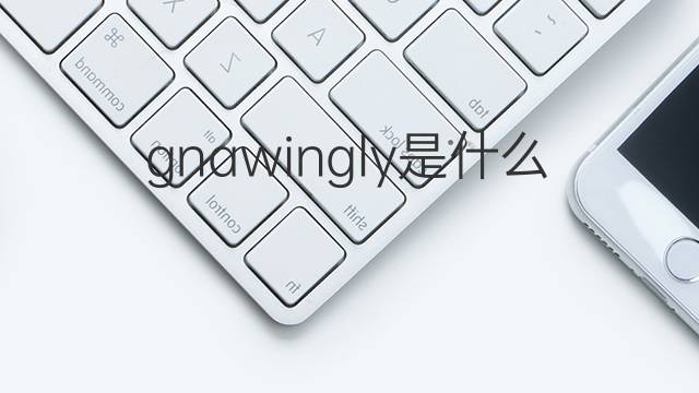 gnawingly是什么意思 gnawingly的中文翻译、读音、例句