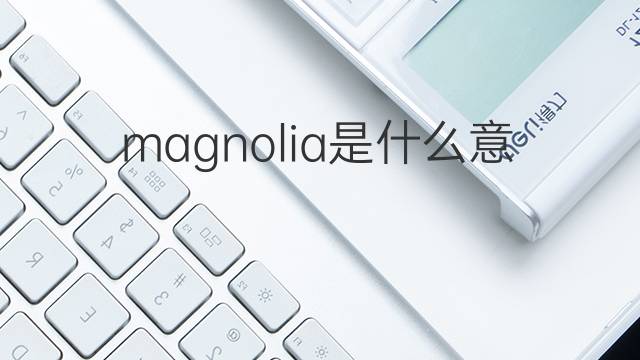 magnolia是什么意思 magnolia的中文翻译、读音、例句