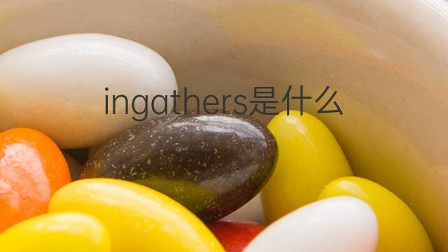 ingathers是什么意思 ingathers的中文翻译、读音、例句