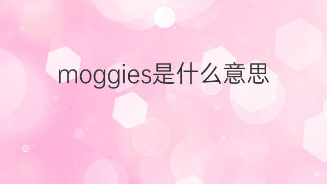 moggies是什么意思 moggies的中文翻译、读音、例句
