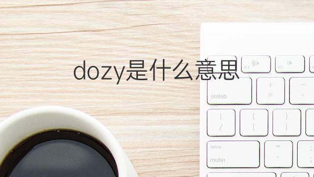 dozy是什么意思 dozy的中文翻译、读音、例句