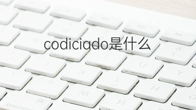 codiciado是什么意思 codiciado的中文翻译、读音、例句