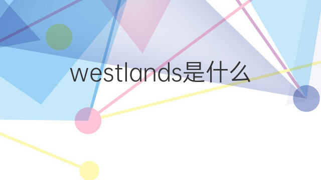 westlands是什么意思 westlands的中文翻译、读音、例句