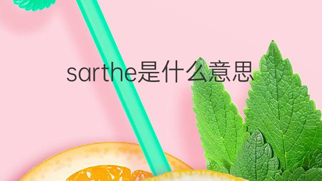 sarthe是什么意思 英文名sarthe的翻译、发音、来源