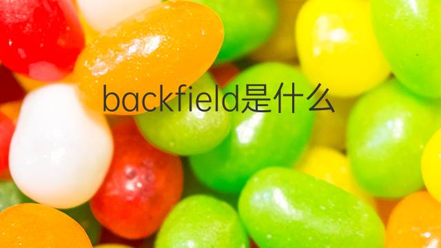 backfield是什么意思 backfield的中文翻译、读音、例句