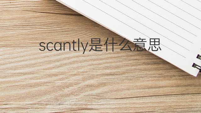 scantly是什么意思 scantly的中文翻译、读音、例句
