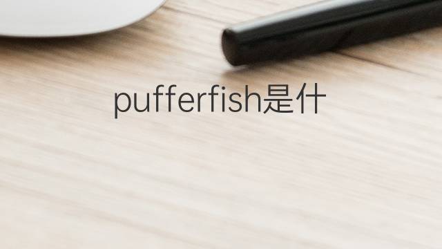pufferfish是什么意思 pufferfish的中文翻译、读音、例句