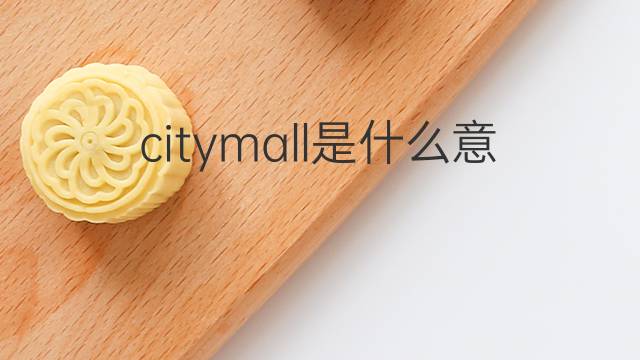 citymall是什么意思 citymall的中文翻译、读音、例句