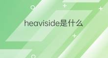 heaviside是什么意思 heaviside的中文翻译、读音、例句