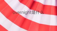 overnight是什么意思 overnight的中文翻译、读音、例句
