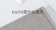 kachil是什么意思 kachil的中文翻译、读音、例句