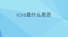 rcvs是什么意思 rcvs的中文翻译、读音、例句