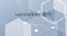 vermarkten是什么意思 vermarkten的中文翻译、读音、例句