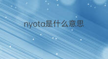 nyota是什么意思 nyota的中文翻译、读音、例句