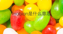 mabian是什么意思 mabian的中文翻译、读音、例句