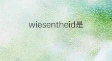 wiesentheid是什么意思 wiesentheid的中文翻译、读音、例句