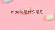 maello是什么意思 maello的中文翻译、读音、例句