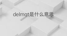 delmat是什么意思 delmat的中文翻译、读音、例句