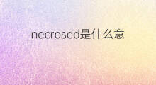 necrosed是什么意思 necrosed的中文翻译、读音、例句