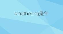 smothering是什么意思 smothering的中文翻译、读音、例句