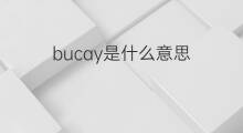bucay是什么意思 bucay的中文翻译、读音、例句