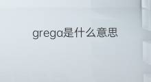 grega是什么意思 grega的中文翻译、读音、例句