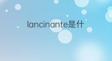 lancinante是什么意思 lancinante的中文翻译、读音、例句