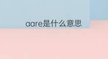 aare是什么意思 aare的中文翻译、读音、例句