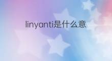 linyanti是什么意思 linyanti的中文翻译、读音、例句