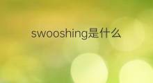 swooshing是什么意思 swooshing的中文翻译、读音、例句