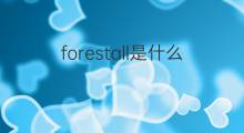 forestall是什么意思 forestall的中文翻译、读音、例句