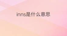 inns是什么意思 inns的中文翻译、读音、例句