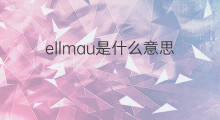 ellmau是什么意思 ellmau的中文翻译、读音、例句
