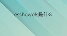 eschewals是什么意思 eschewals的中文翻译、读音、例句
