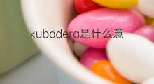 kubodera是什么意思 kubodera的中文翻译、读音、例句