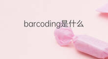 barcoding是什么意思 barcoding的中文翻译、读音、例句