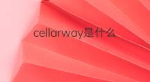 cellarway是什么意思 cellarway的中文翻译、读音、例句
