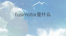 fusimotor是什么意思 fusimotor的中文翻译、读音、例句