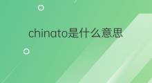 chinato是什么意思 chinato的中文翻译、读音、例句