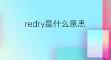 redry是什么意思 redry的中文翻译、读音、例句