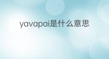 yavapai是什么意思 yavapai的中文翻译、读音、例句