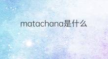 matachana是什么意思 matachana的中文翻译、读音、例句